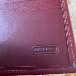 Men’s Burgundy Coach wallet